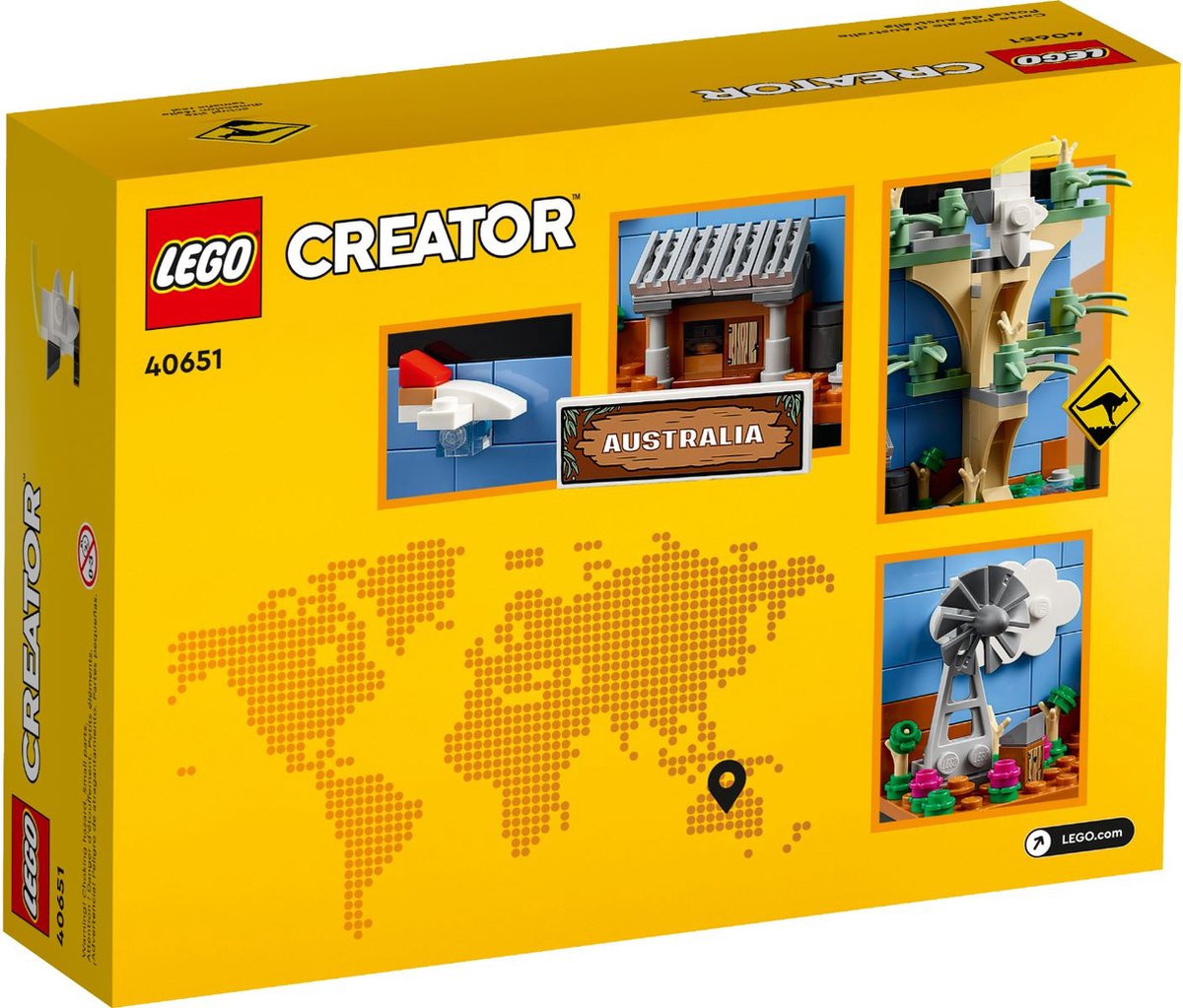 LEGO 40651 - Ansichtkaart van Australië
