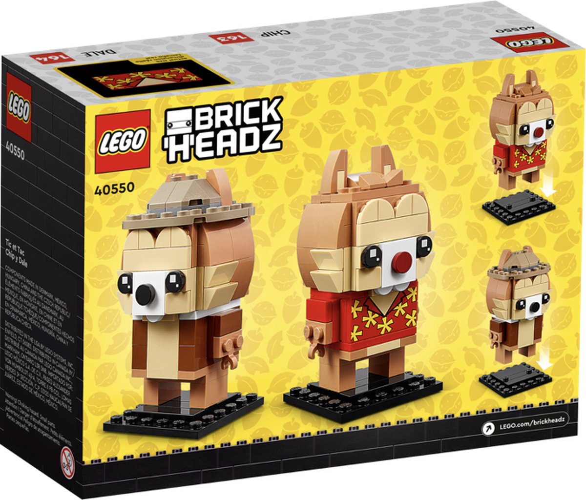 Lego 40550 Brickheadz - Knabbel en Babbel
