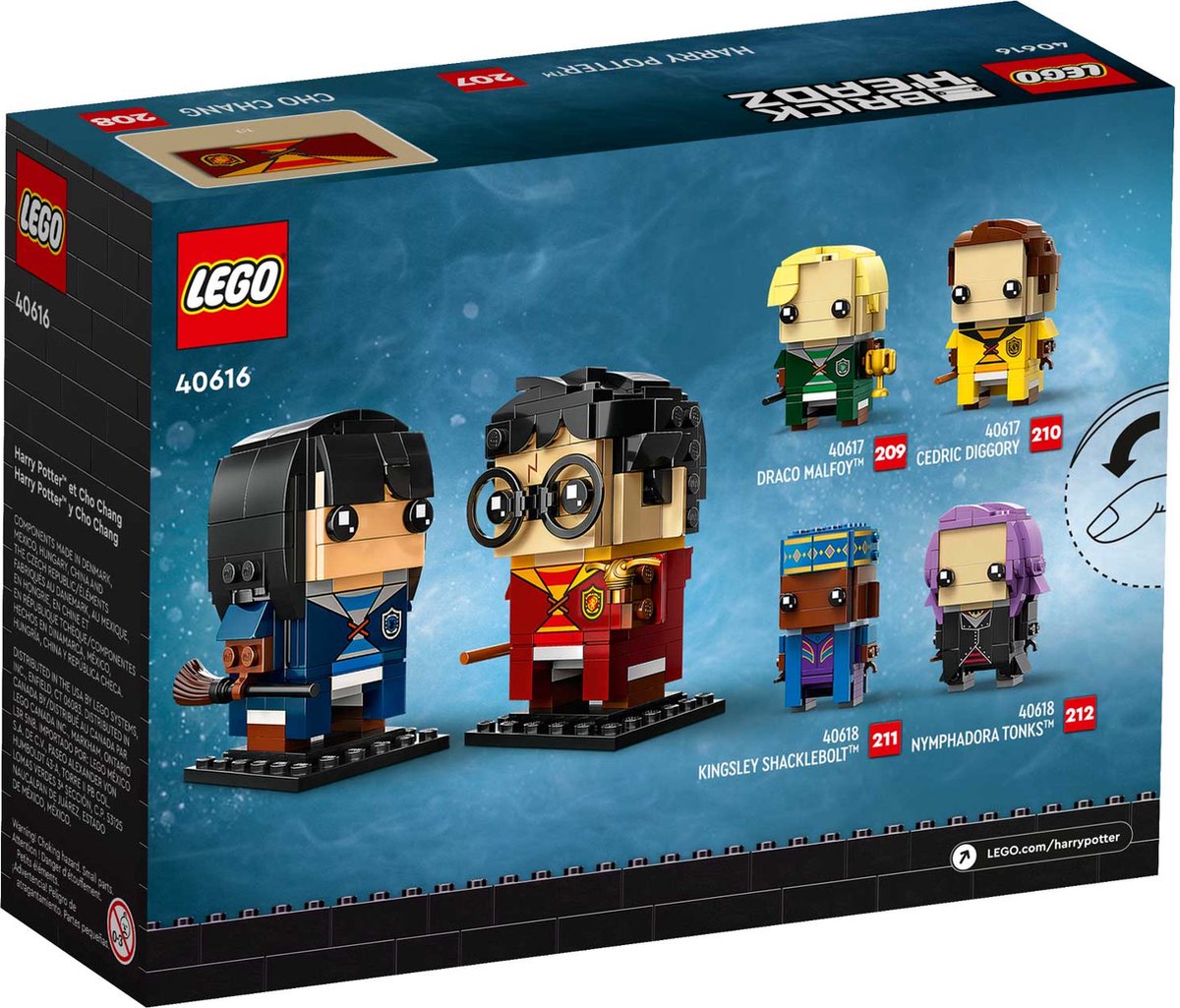 LEGO 40616 - Harry Potter Brickheadz - Harry Potter™ en Cho Chang