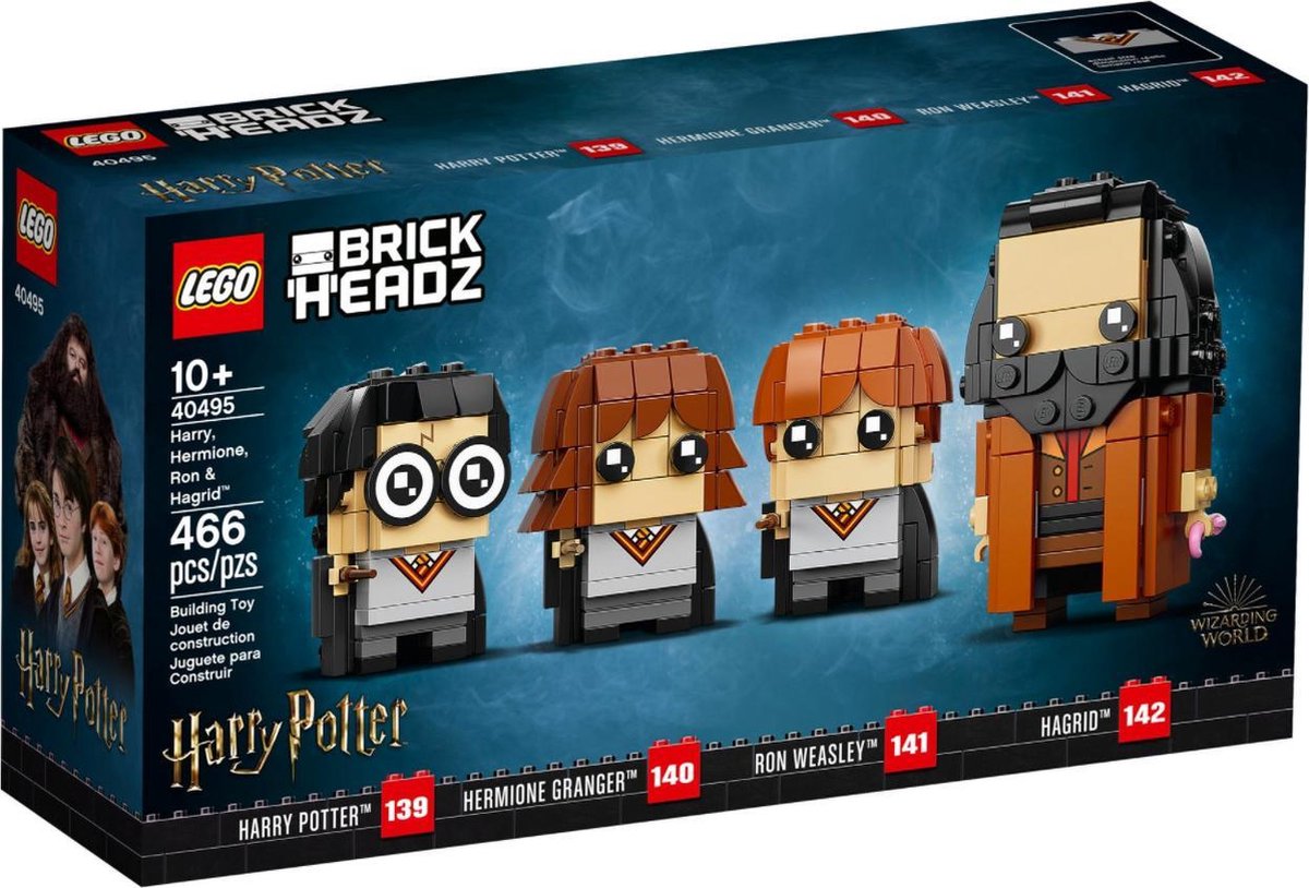 Lego Harry Potter 40495 Brickheadz Harry, Hermelien, Ron & Hagrid™