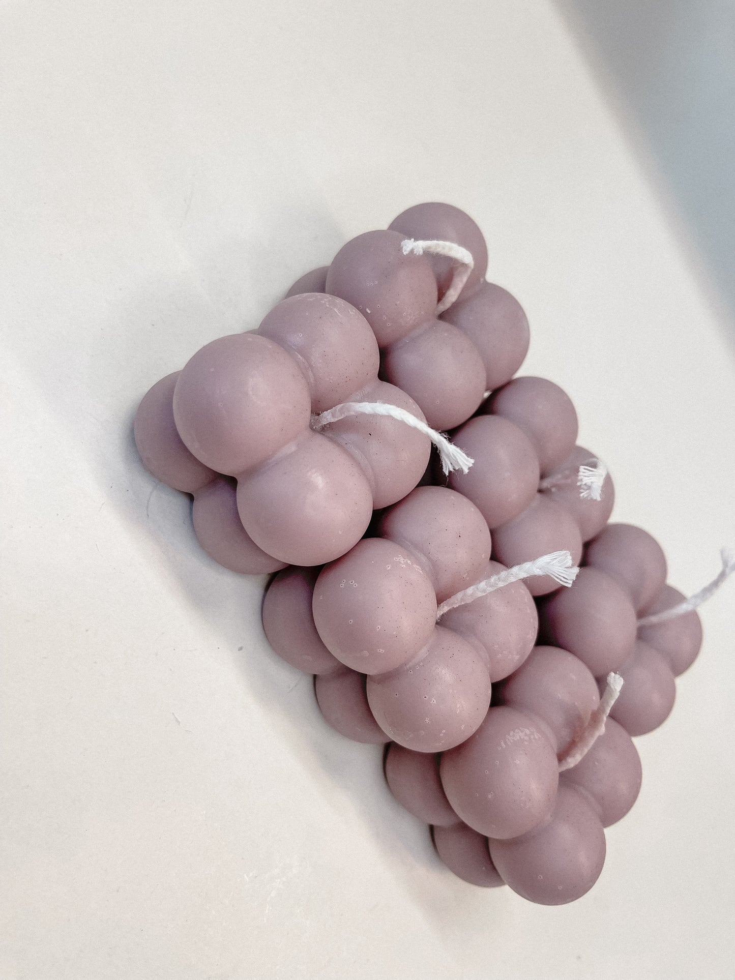 Bubble Kaars Bruin (klein)