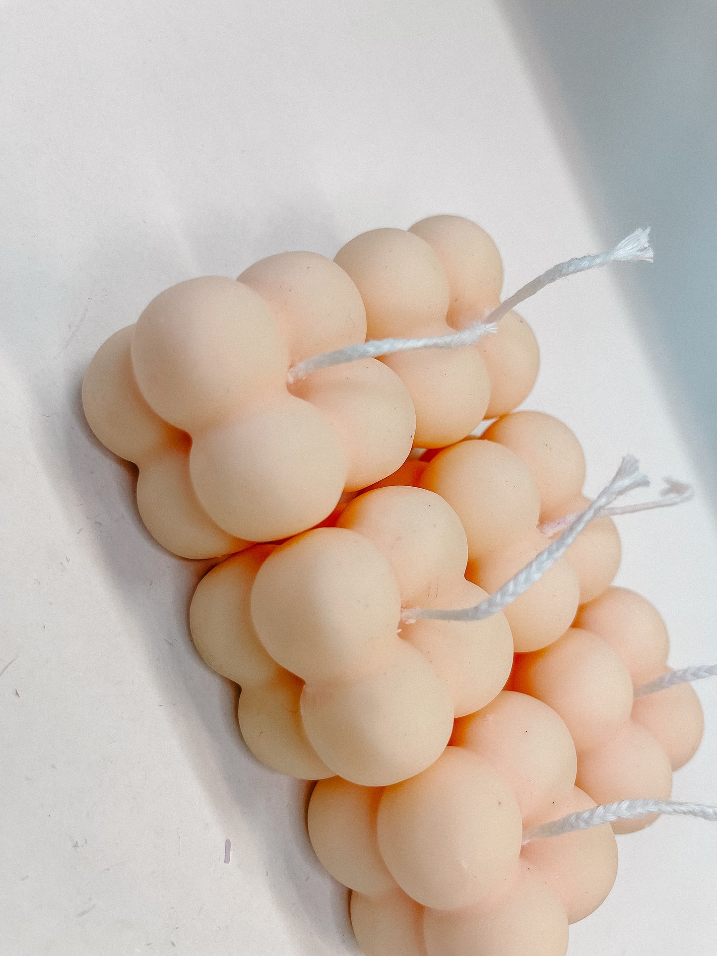Bubble Kaars Oranje (klein)