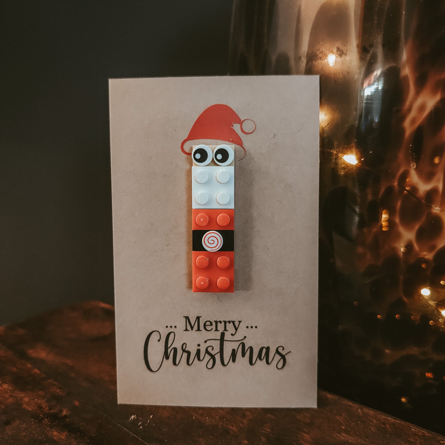 Lego kerstkaart - Kerstman
