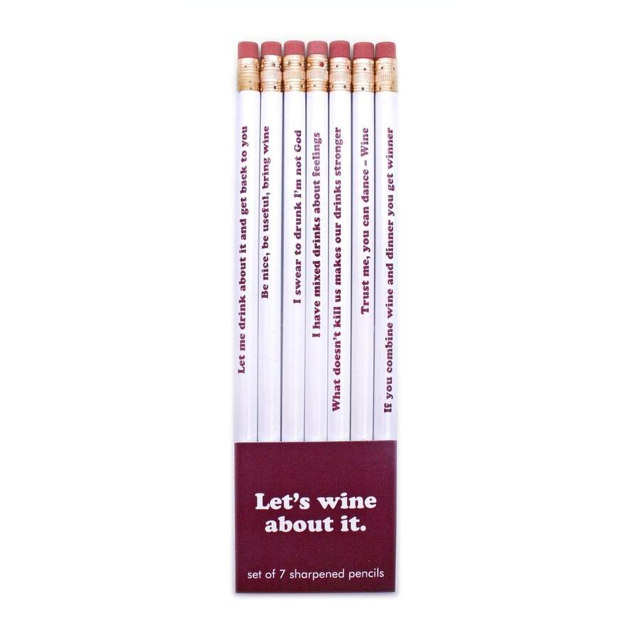 Let's wine about it – Set van 7 potloden