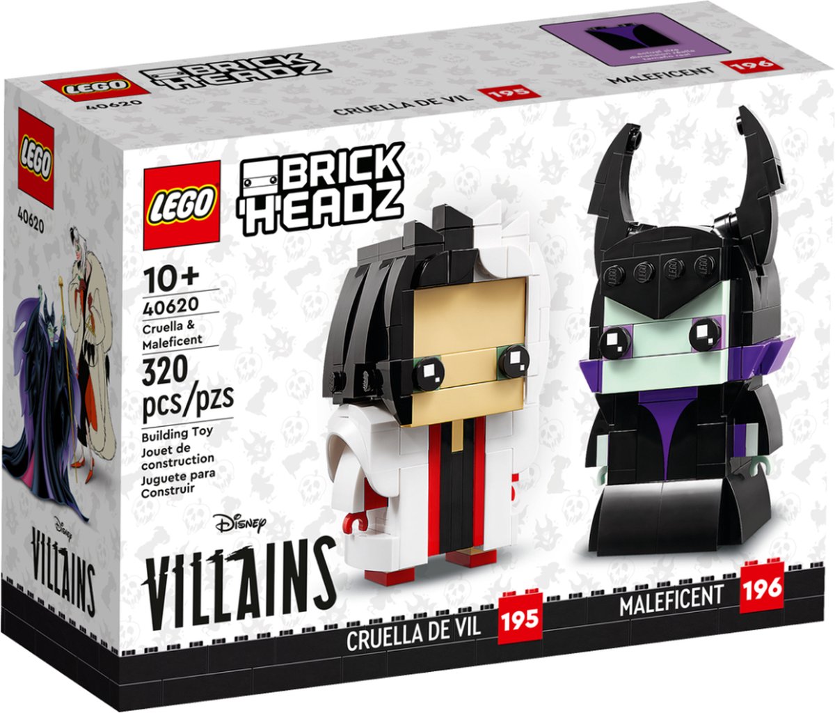 LEGO Brickheadz 40620 - Cruella & Maleficent