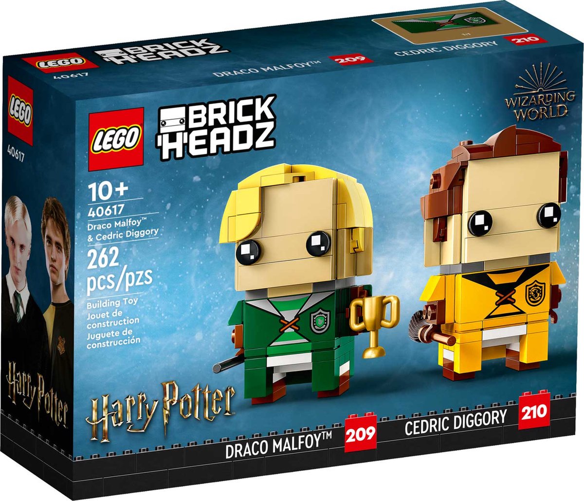 LEGO 40617 - Harry Potter Brickheadz - Draco Malfidus™ en Carlo Kannewasser