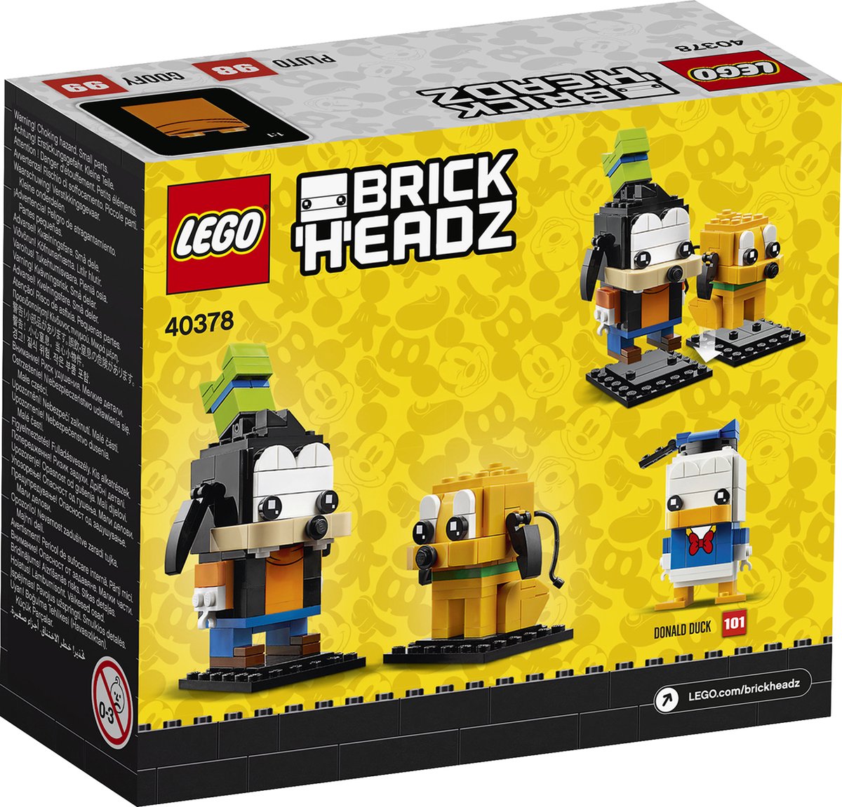LEGO BrickHeadz 40378 - Goofy en Pluto