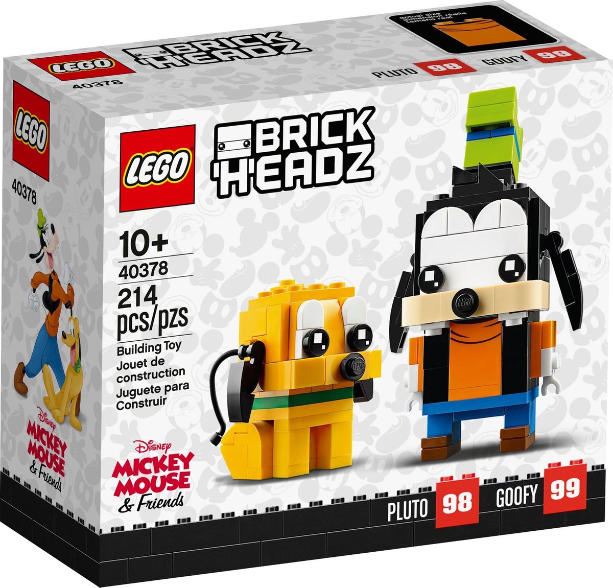 LEGO BrickHeadz 40378 - Goofy en Pluto