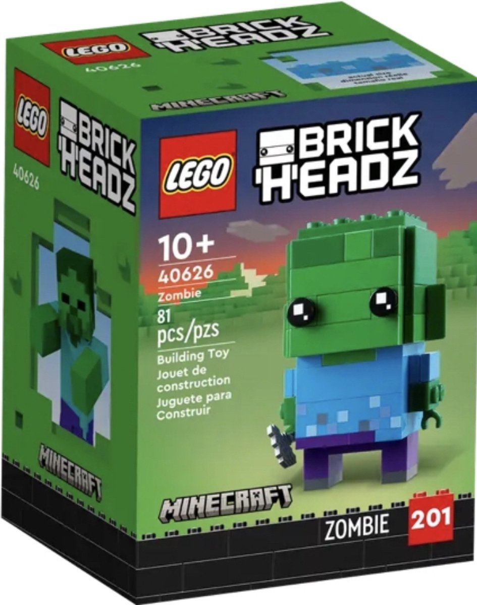 LEGO 40626 - Minecraft Brickheadz - Zombie