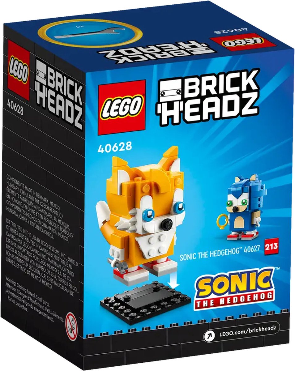 LEGO 40628 - Brickheadz - Miles "Tails" Prower