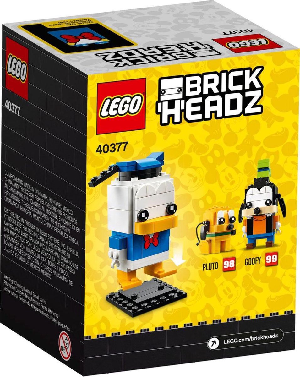 LEGO BrickHeadz 40377 - Donald Duck