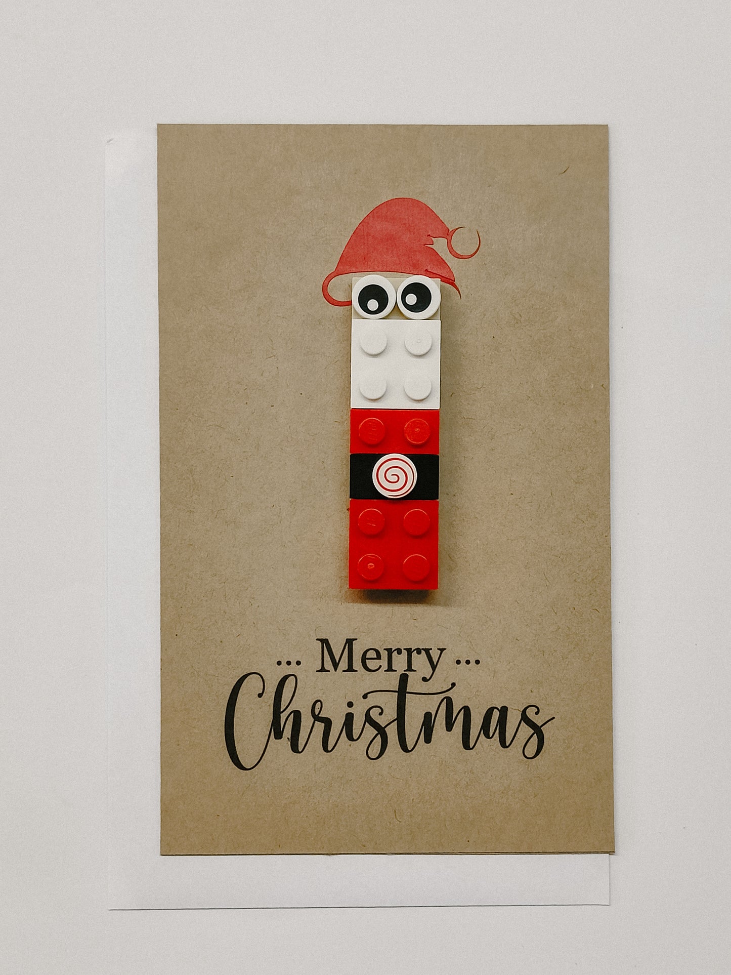 Lego kerstkaart - Kerstman