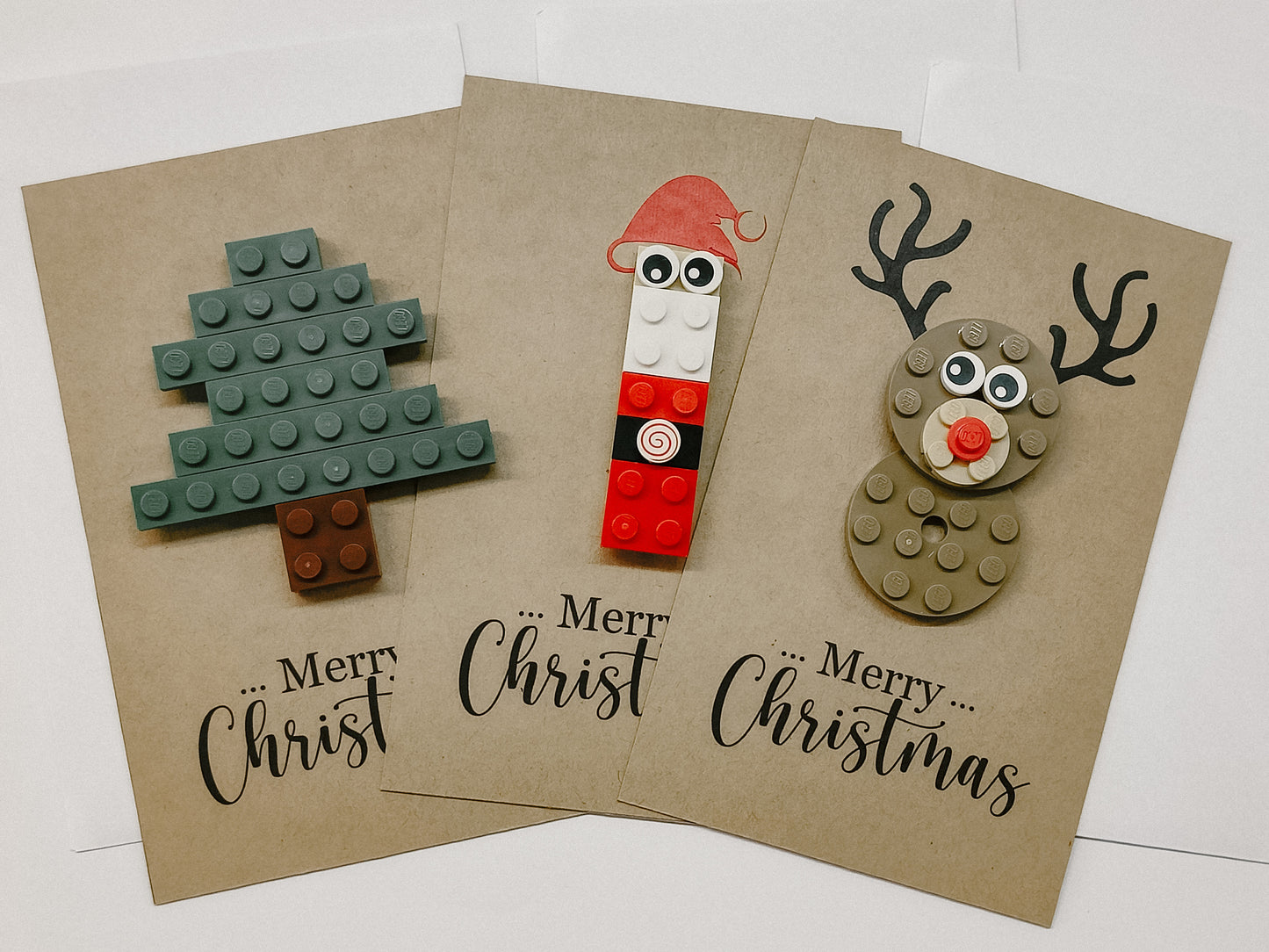 Lego Christmas Cards - Set of 3 - Collection 1