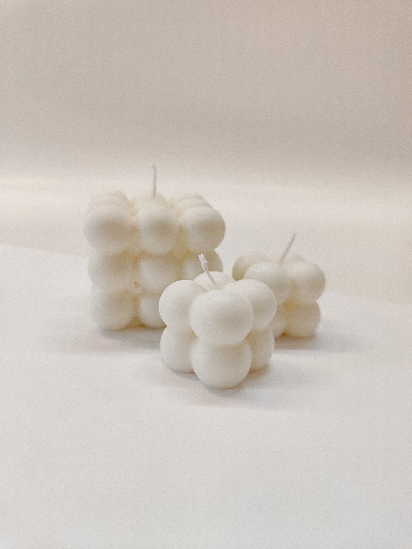 Set van 3 Bubble kaarsen