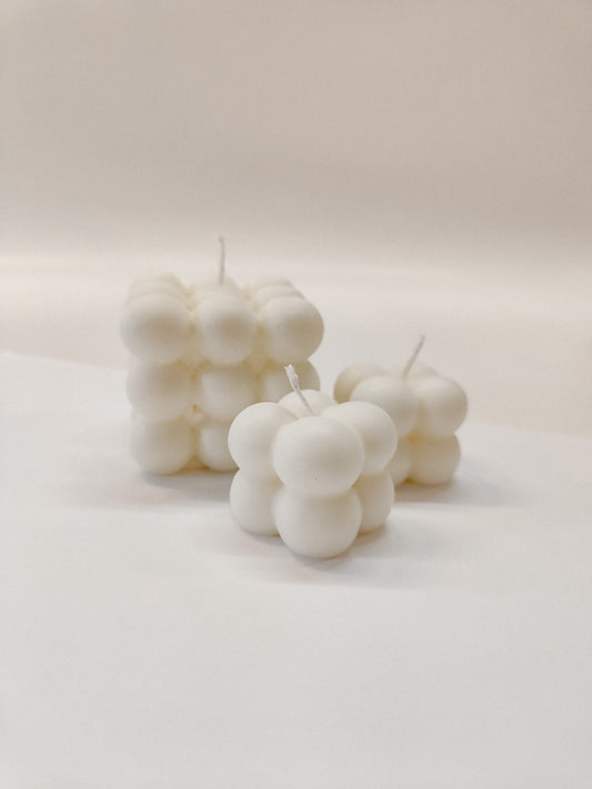 Set van 3 Bubble kaarsen