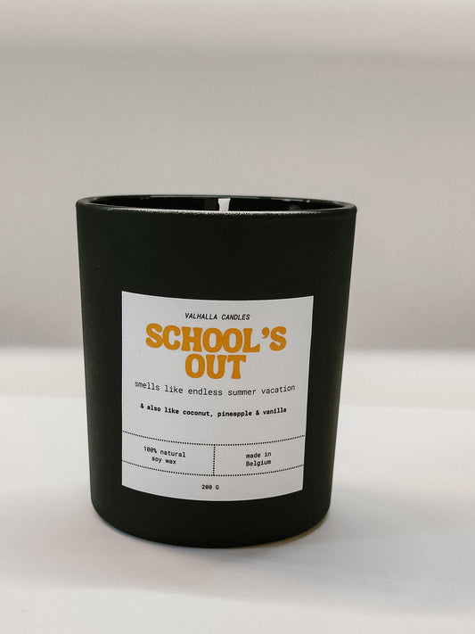 Geurkaars 'School's out'