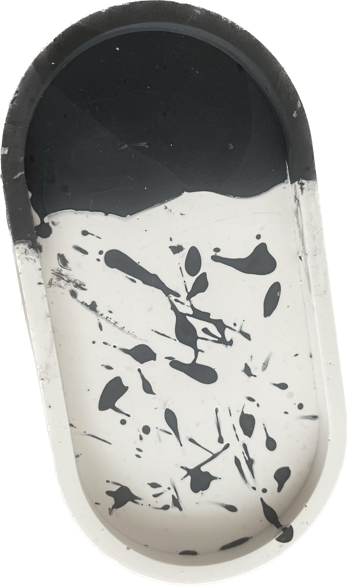 Trinket dish 'Black Paint'