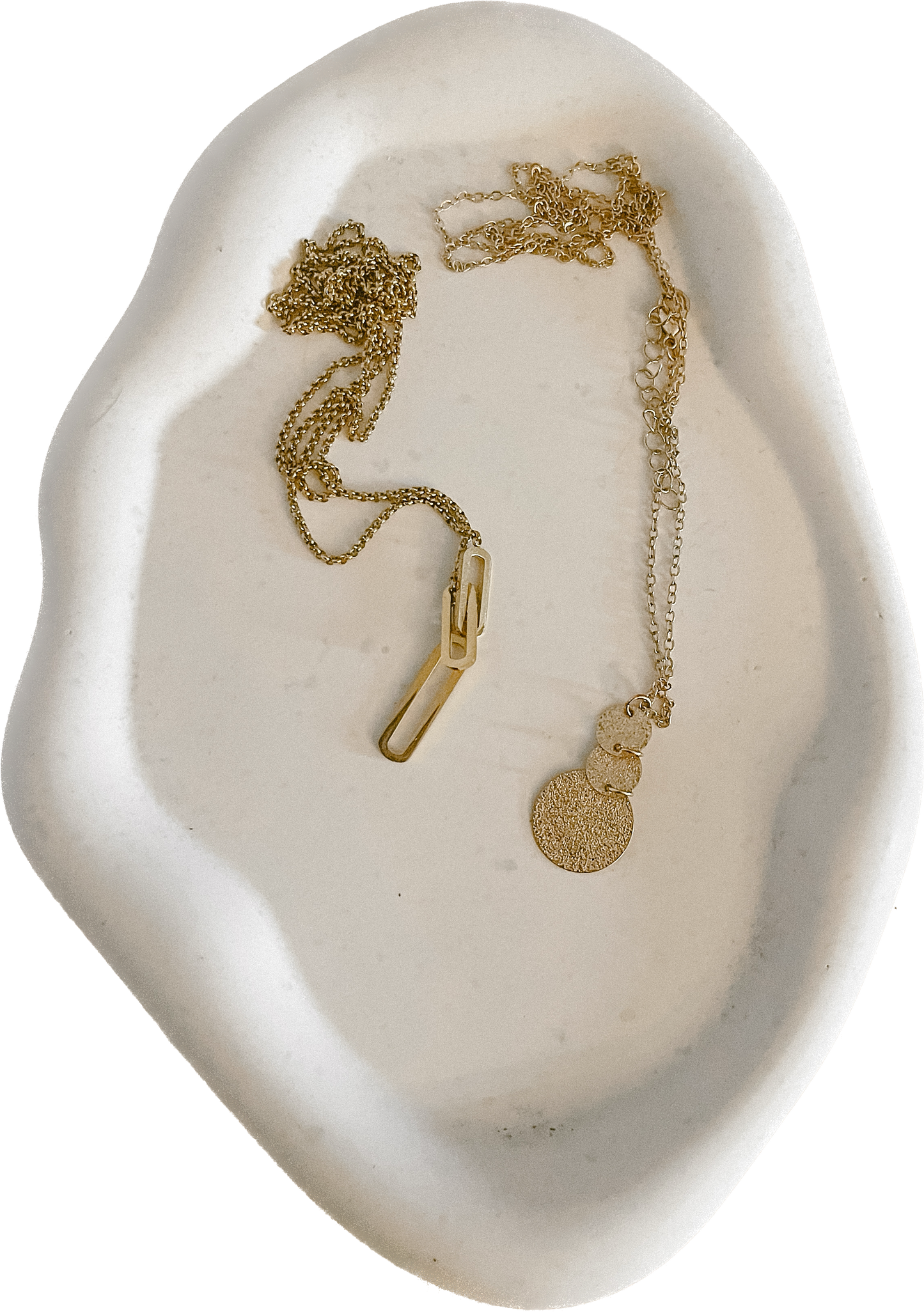 Trinket dish 'Curves' wit