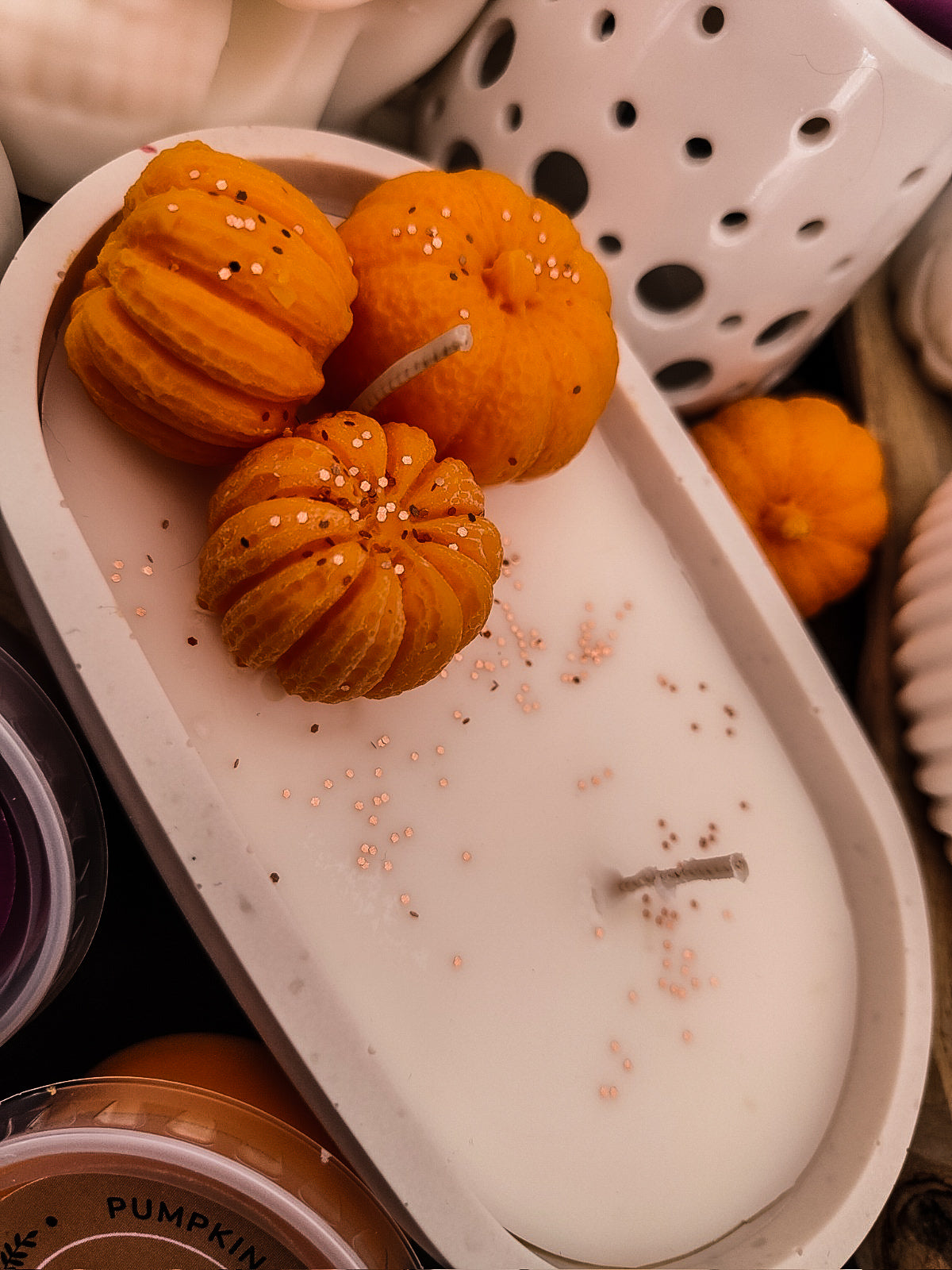 Geurkaars: pumpkin schaaltje