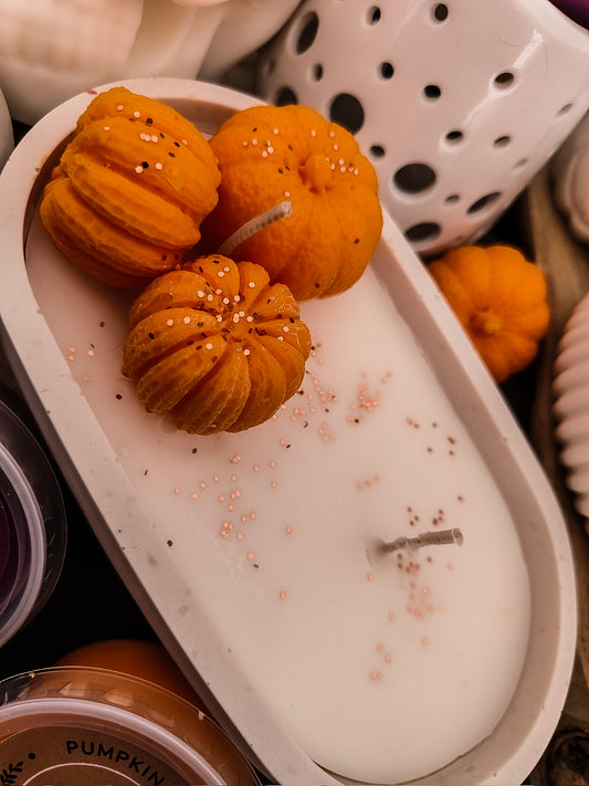 Geurkaars: pumpkin schaaltje