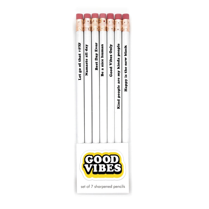 Good Vibes – Set van 7 potloden