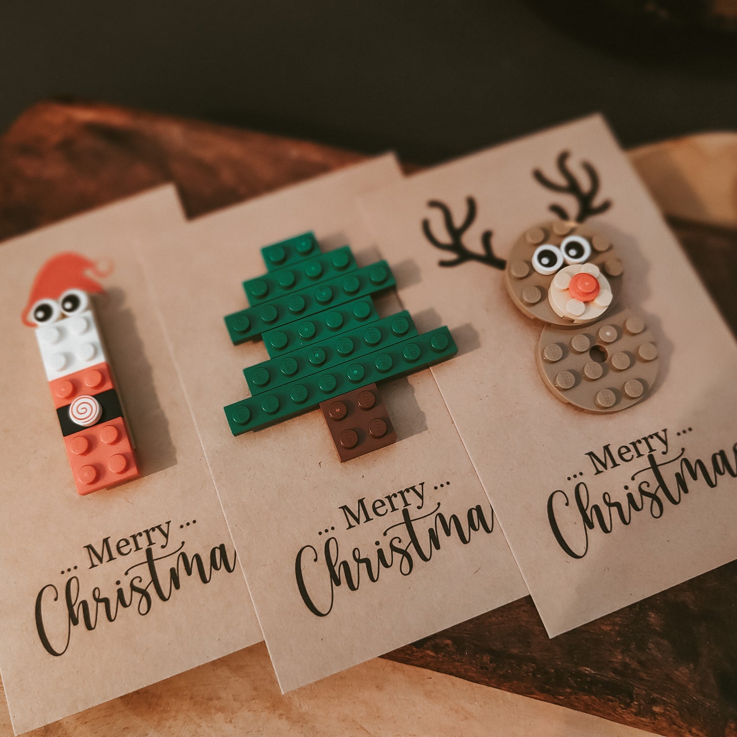 Lego Christmas Cards - Set of 3 - Collection 1