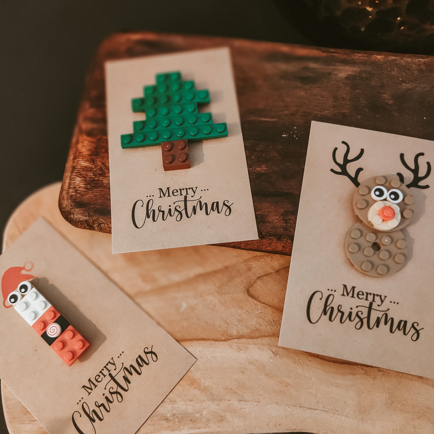 Lego Christmas Cards - Set of 3 - Collection 1