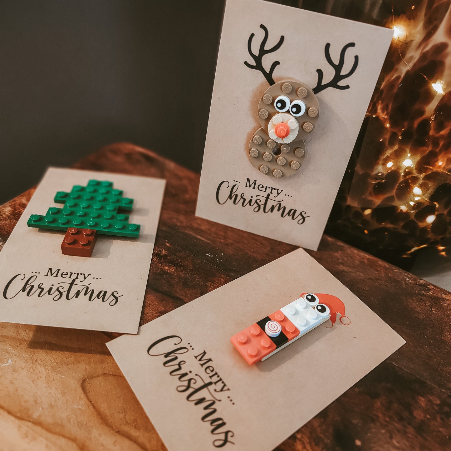Lego Christmas Cards - Set of 3 - Collection 1