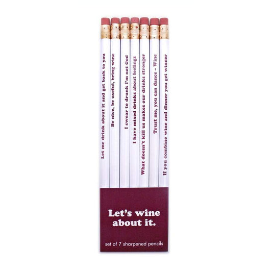 Let's wine about it – Set van 7 potloden