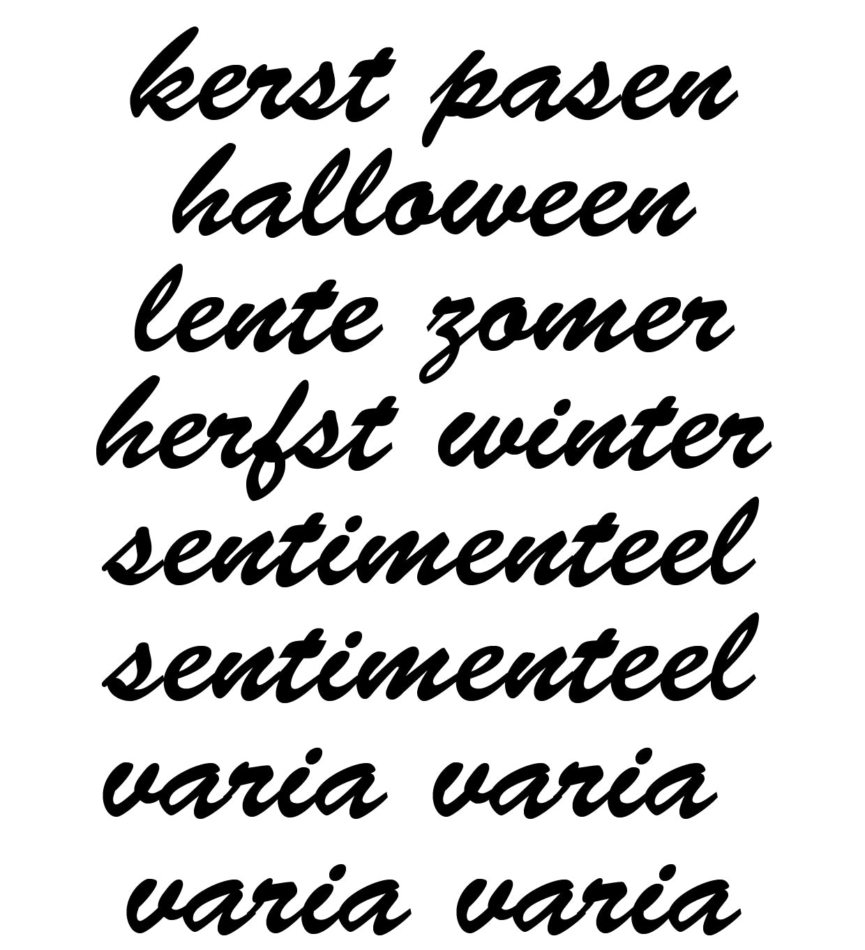 Seasonal labels